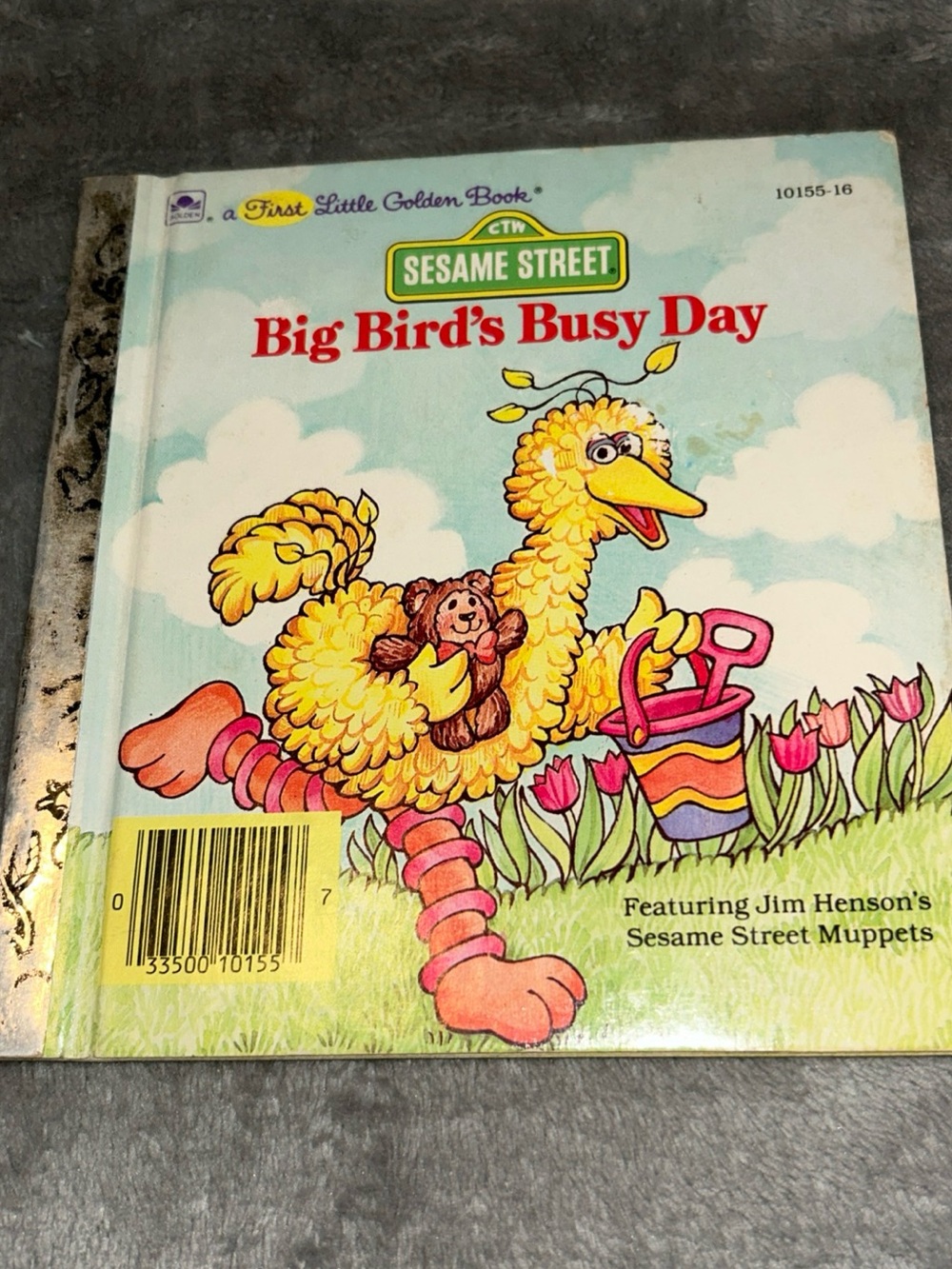 First Little Golden Book, Big Bird's Busy Day By Jessie Smith, 1987, #10155-16